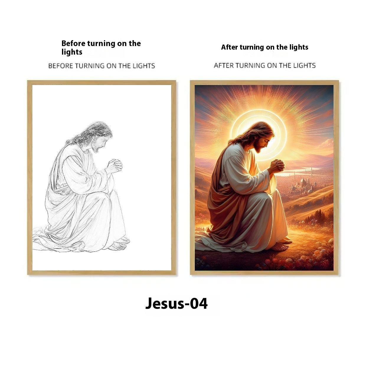 Lights, Picture Frames, Jesus Decorations, Crosses, Redeeming Angels