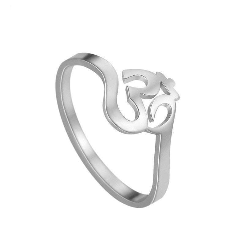 Hindu symbol ring