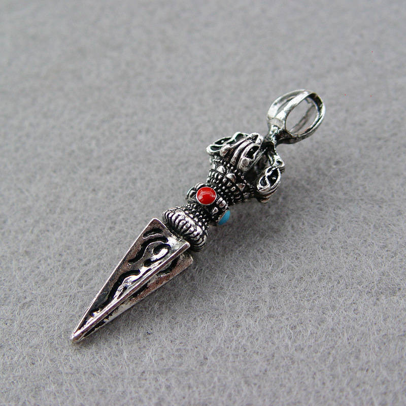 Tibetan Buddhist Beads Accessories Tantric Patriarchal Instrument Vajra Pendant