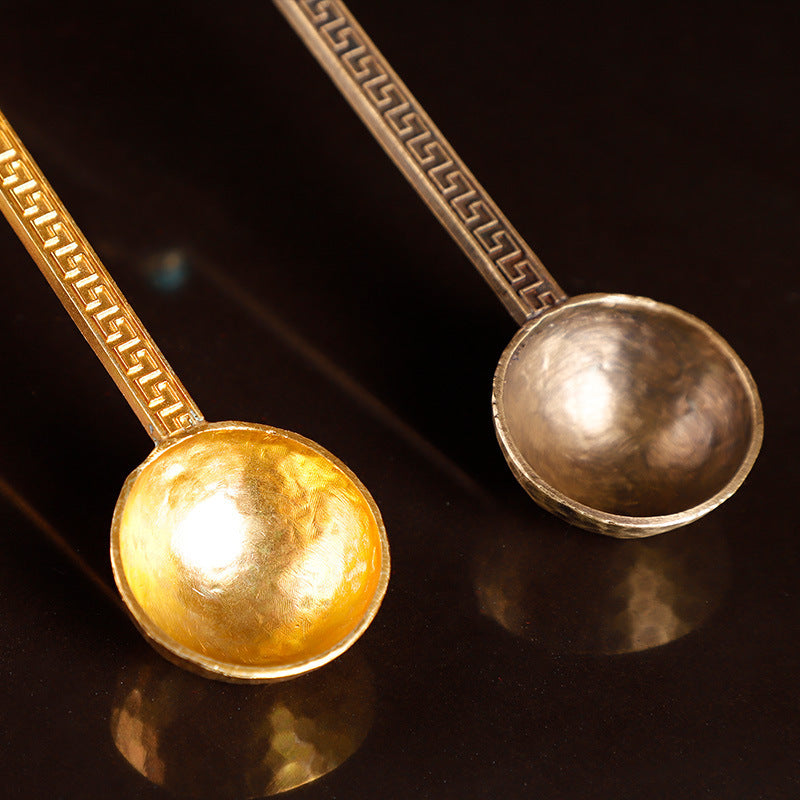 Buddhist supplies Tibetan pure copper fire offering spoon
