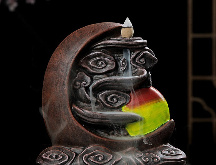 Flowing Fragrance Like Water, Creative Aromatherapy Furnace, Buddhist Supplies, Ornaments