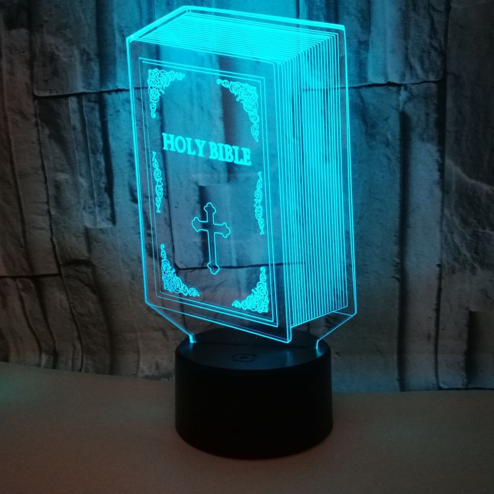 Holy Bible 3D Lamp