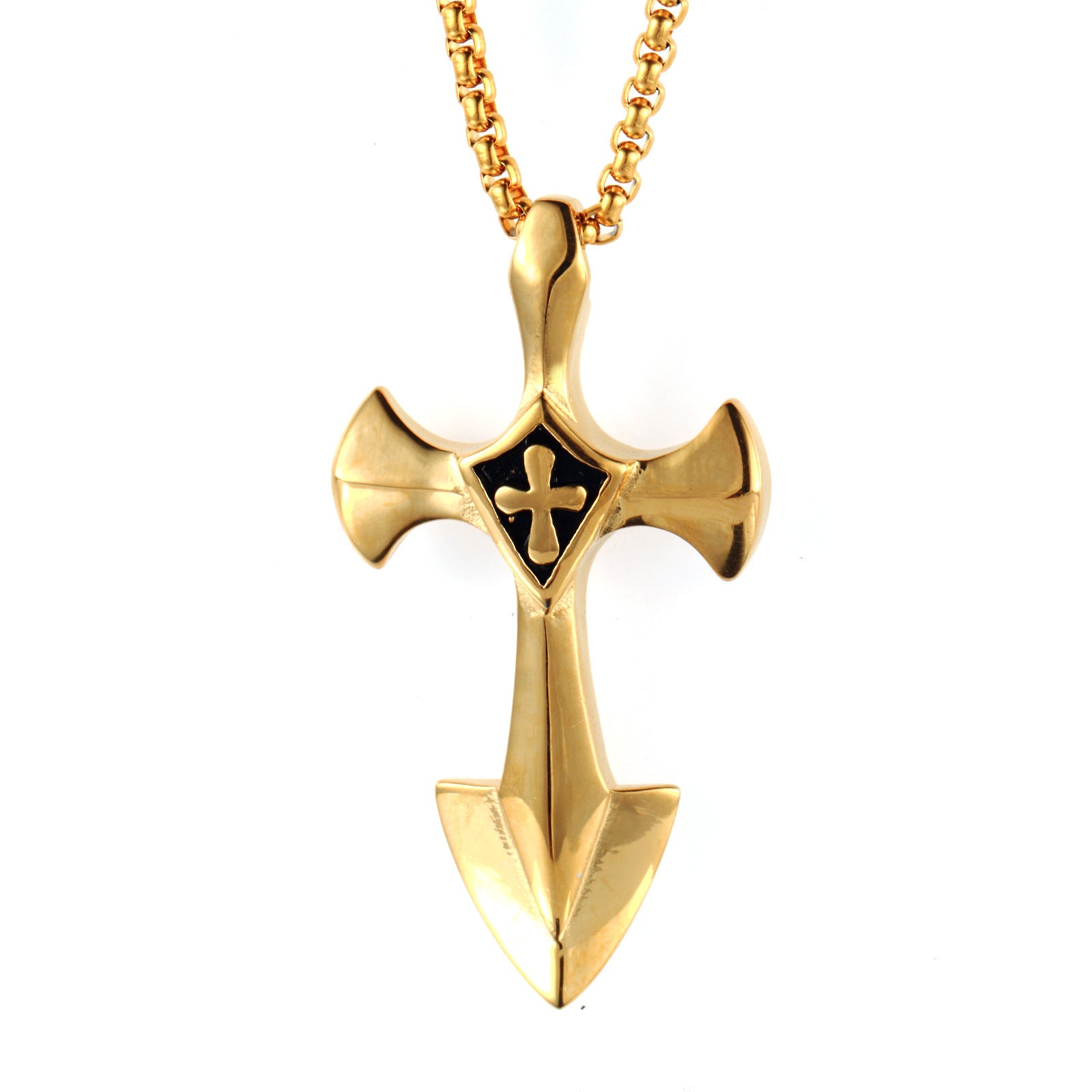 Stainless Steel Necklace Cross