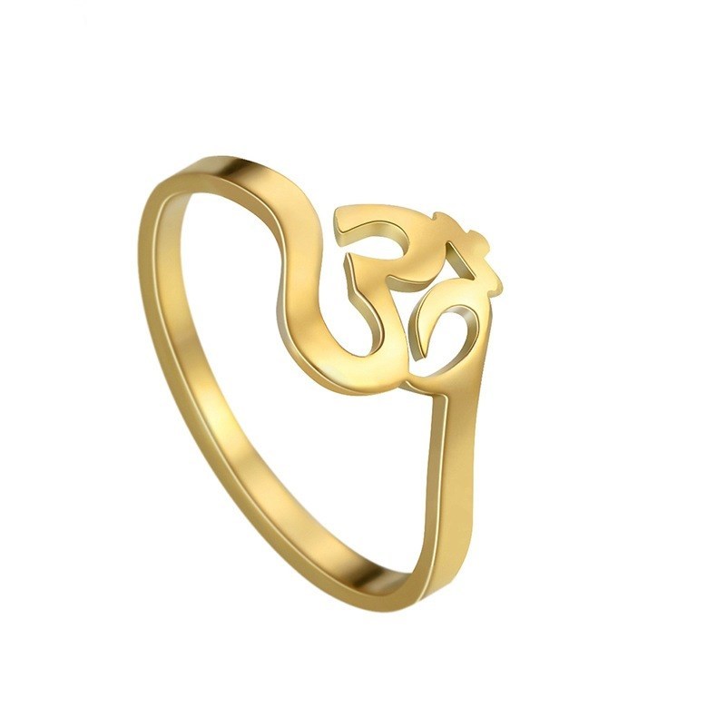 Hindu symbol ring