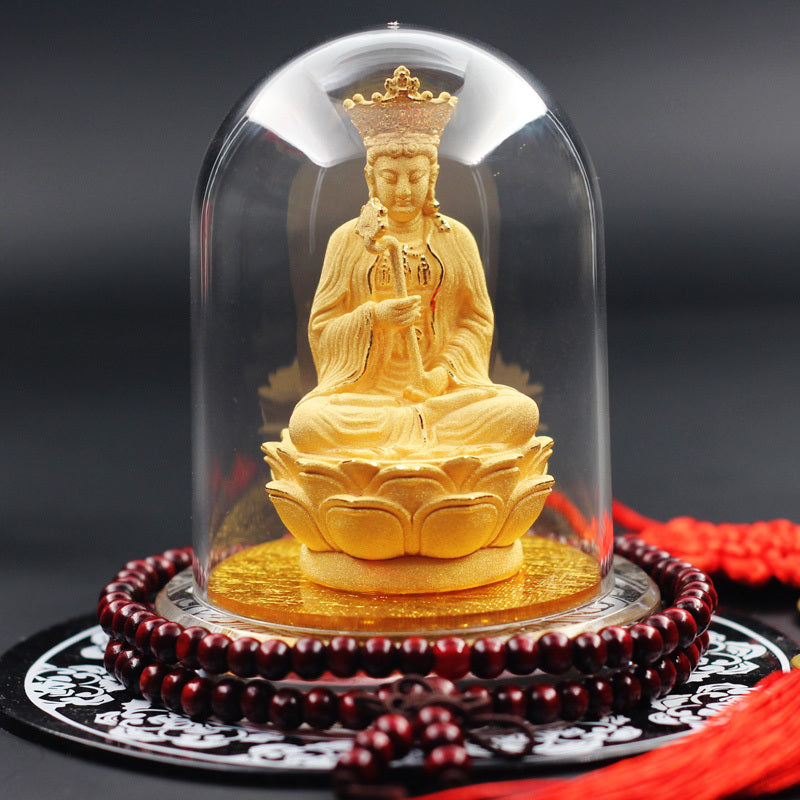 Buddha statue car decoration