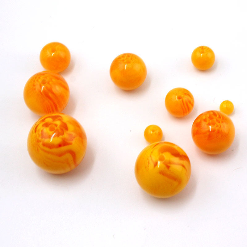 Beeswax Round Beads 6mm-20mm Loose Buddhist Beads Jewelry