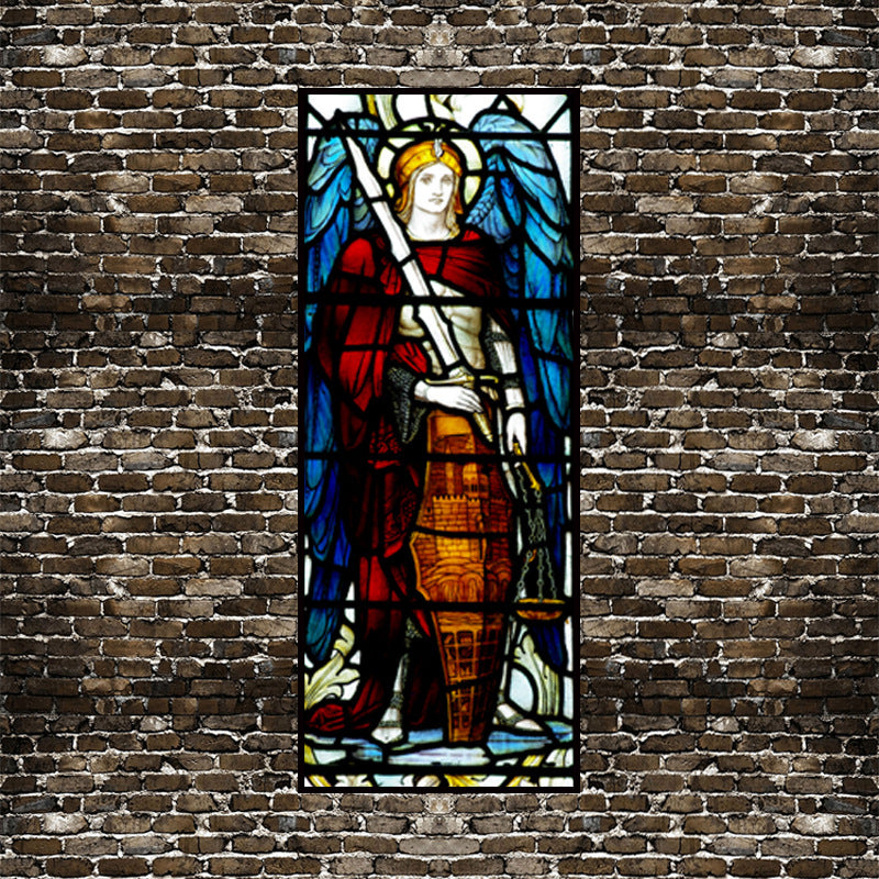 Church Glass Sticker Translucent Opaque Film