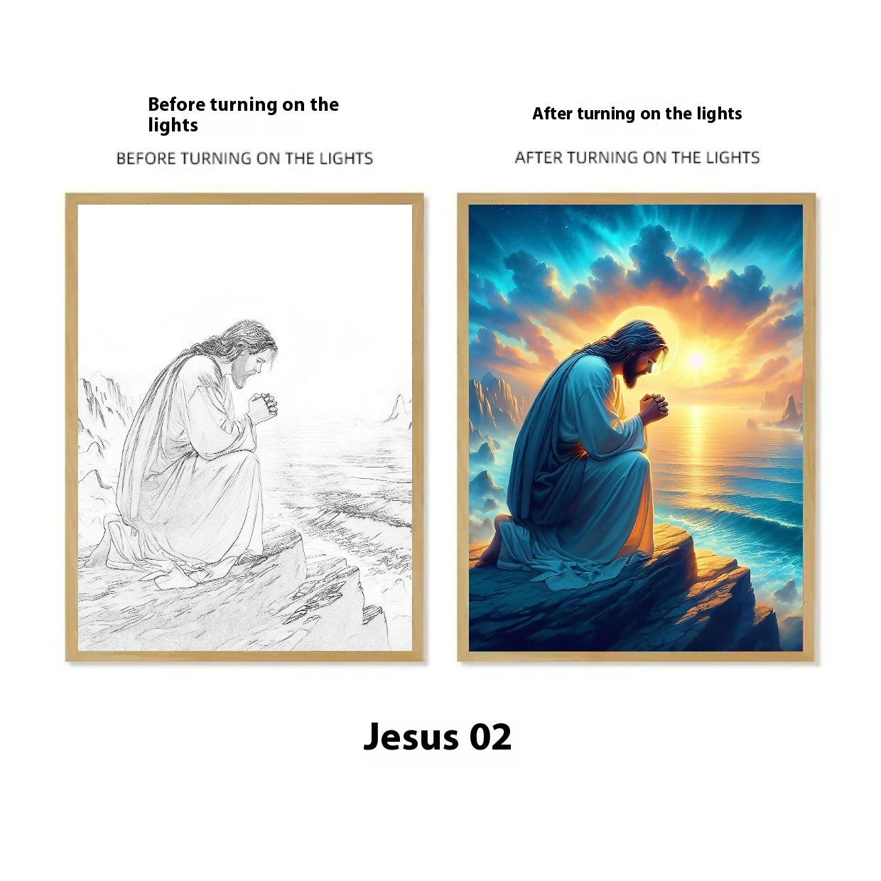 Lights, Picture Frames, Jesus Decorations, Crosses, Redeeming Angels