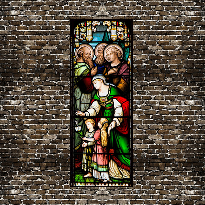 Church Glass Sticker Translucent Opaque Film