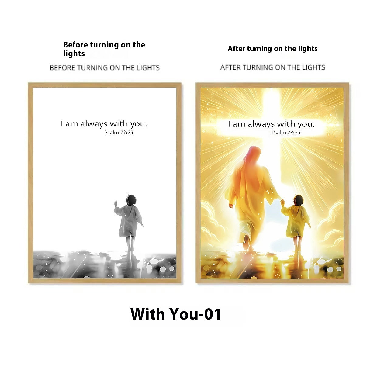 Lights, Picture Frames, Jesus Decorations, Crosses, Redeeming Angels