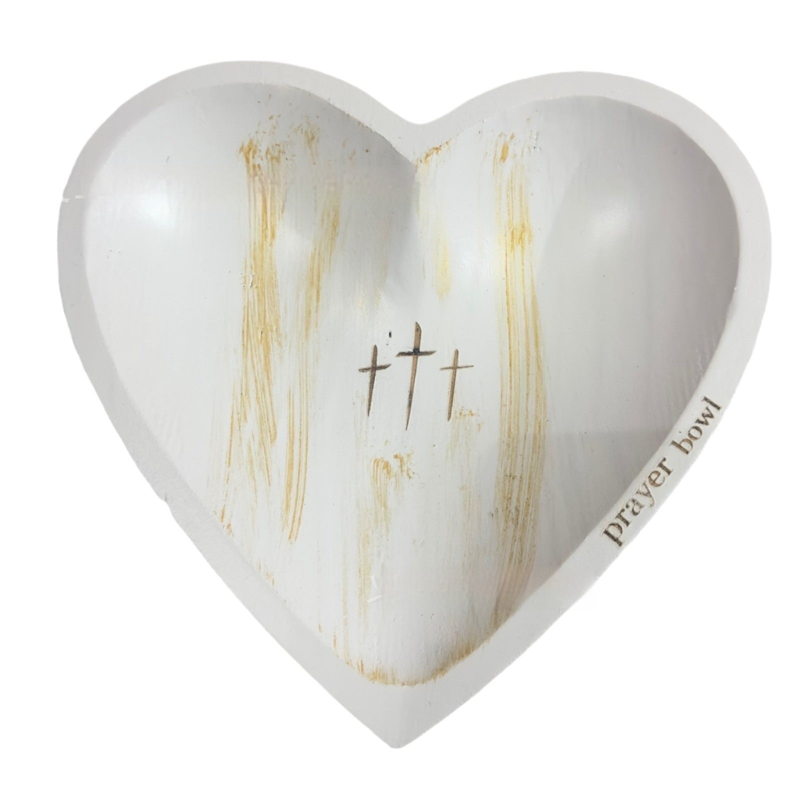 Heart-shaped Prayer Bowl Wooden Gift Prayer Bowl Prayer Card