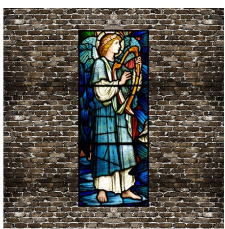 Church Glass Sticker Translucent Opaque Film