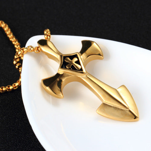 Stainless Steel Necklace Cross