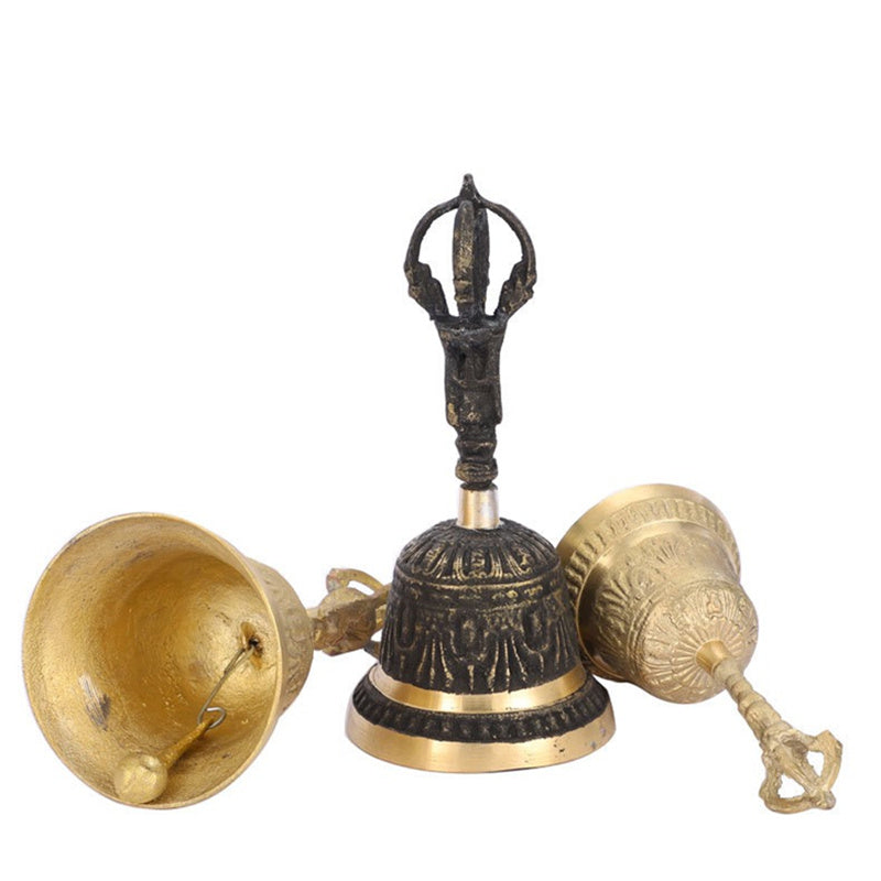 Copper Bells Hand Bells Buddhist Bells Metal Hand Bells