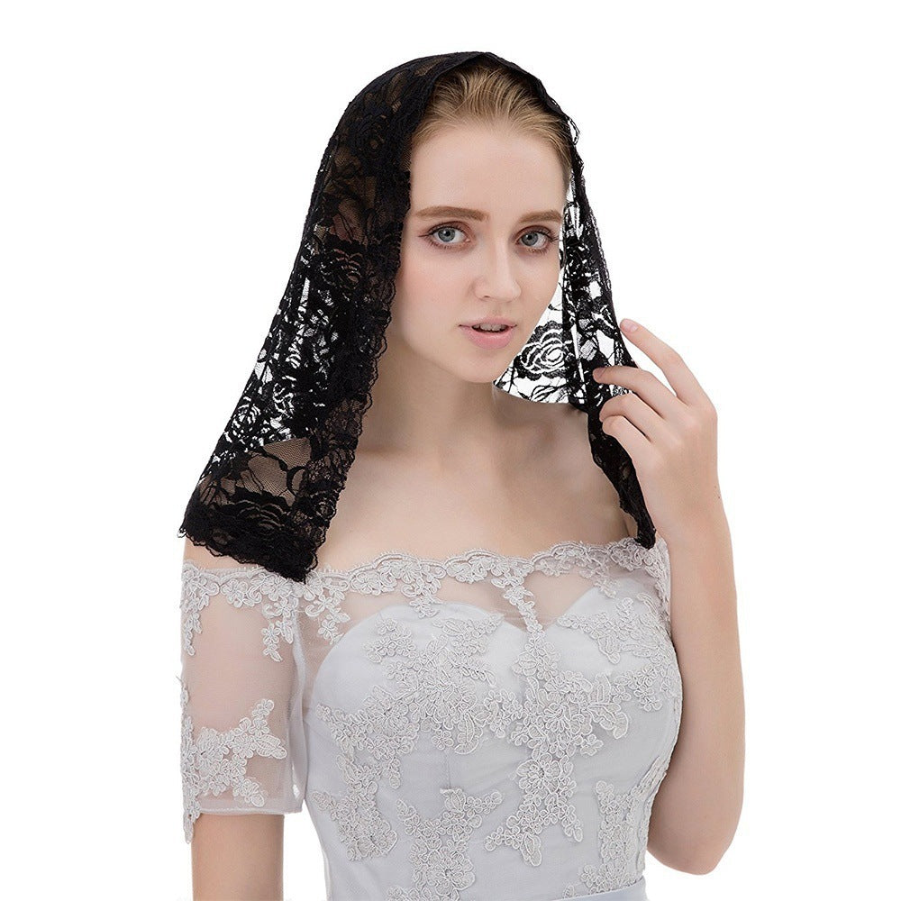 Bridal Lace Muslim Kerchief Veil