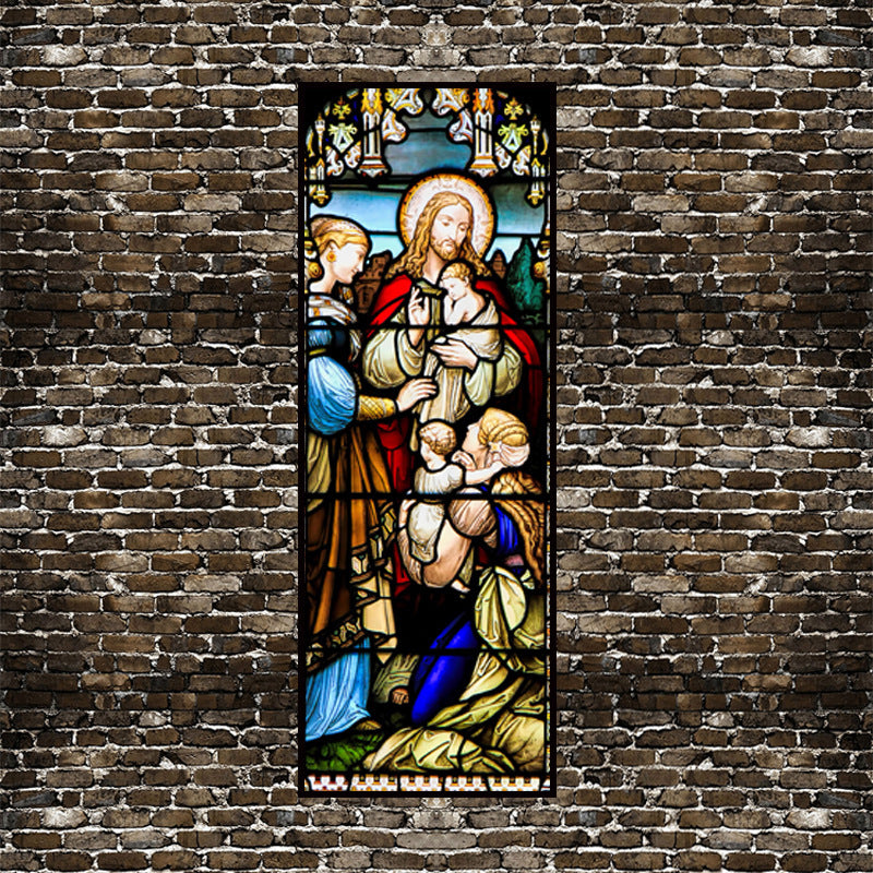 Church Glass Sticker Translucent Opaque Film