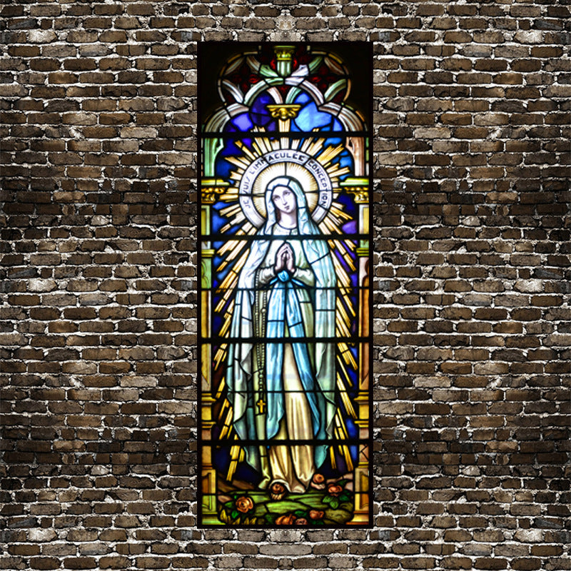 Church Glass Sticker Translucent Opaque Film