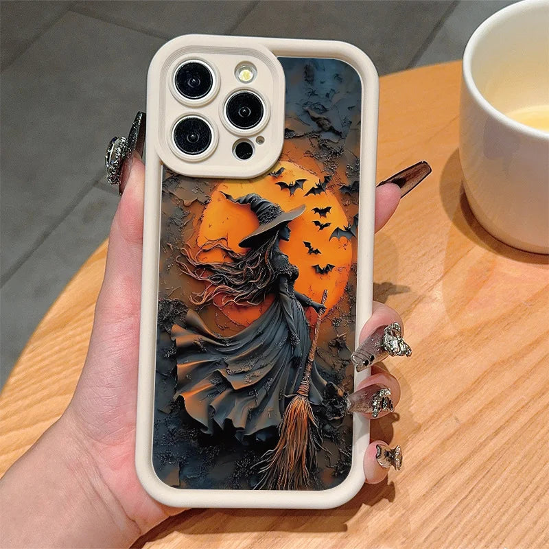 Halloween Glowing Kitten Phone Case, Compatible with iPhone 17/17 Pro... Waterproof, Shockproof, Scratch Resistant Phone case