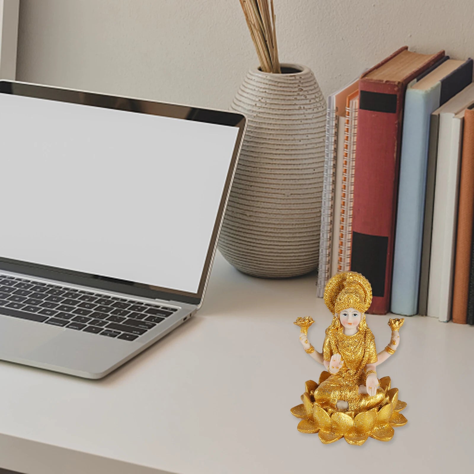 Resin Figurine Hindu God Goddess Decor Gifts Hindu Deity Hindu Decors Spiritual Sculpture Indian Buddha Statue for Altar Diwali