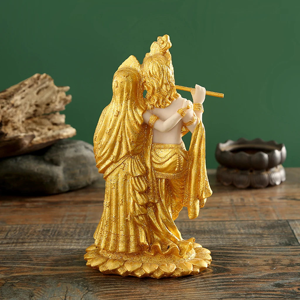 Resin Figurine Hindu God Goddess Decor Gifts Hindu Deity Hindu Decors Spiritual Sculpture Indian Buddha Statue for Altar Diwali