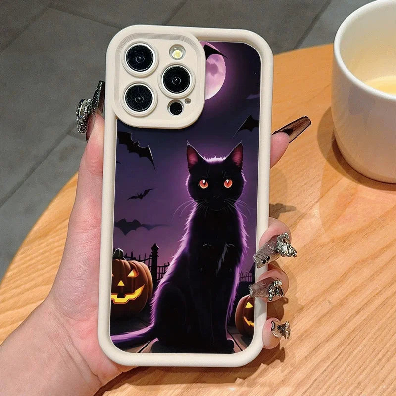 Halloween Skull Pattern Phone Case, Compatible with IPhone17/17 Pro...Waterproof, Shockproof, Scratch Resistant Phone Protective