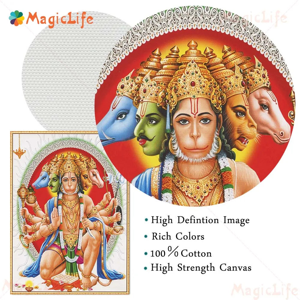 Lakshmi,Saraswati,Durga Religious Gods Wall Art Canvas Painting Home Decor Vintage Hindu Devotional Poster Prints