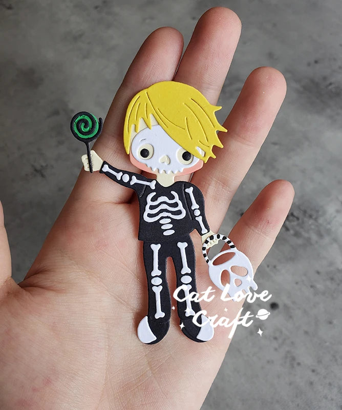 Catlove Halloween Ghost Costume Metal Cutting Dies Scrapbooking Stencil Die Cuts Card Making Craft Embossing New Dies For 2020