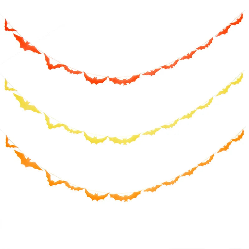 12Pcs/Set 3D Luminous Bat Wall Stickers Halloween Party Decoration PVC Stickers Living Room Window Home Decor Wall Decals Glow