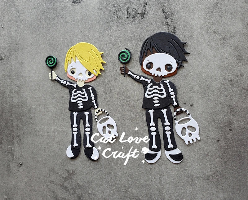 Catlove Halloween Ghost Costume Metal Cutting Dies Scrapbooking Stencil Die Cuts Card Making Craft Embossing New Dies For 2020