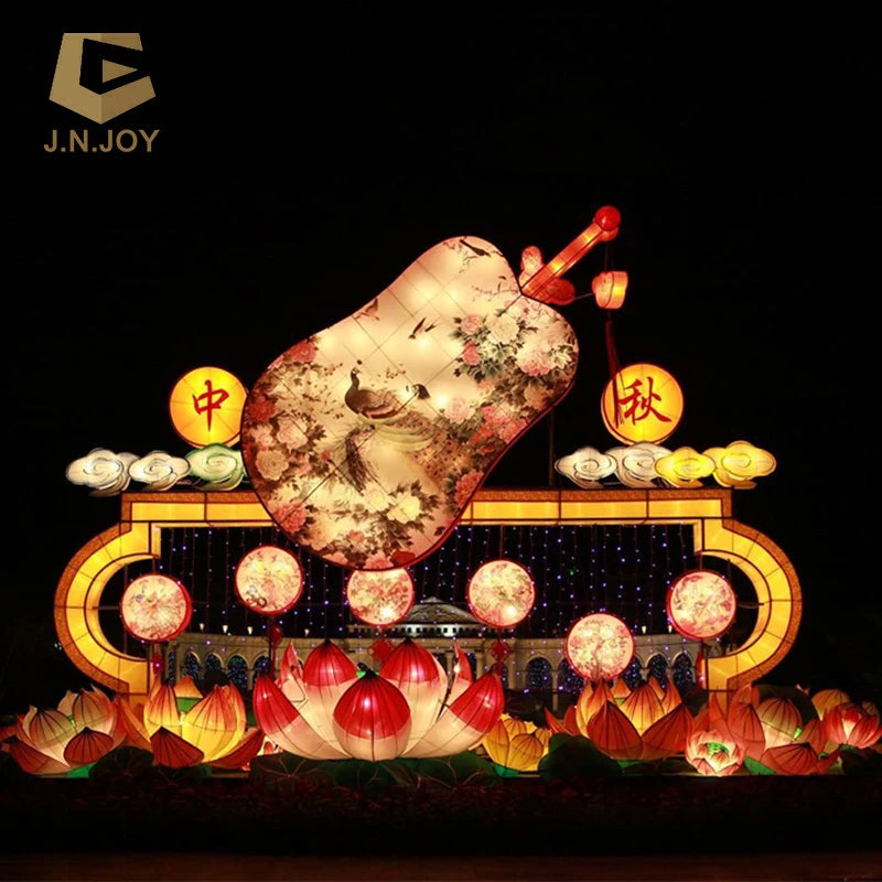 Beautiful Outdoor Waterproof Fabric Chinese Lantern