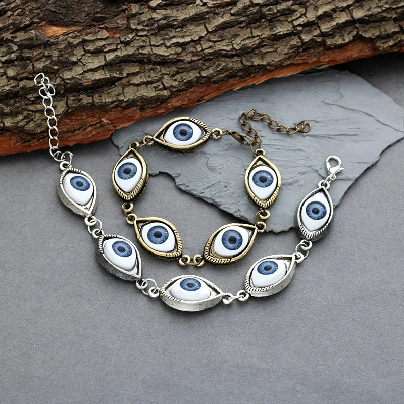 Vintage Gothic Demon Eyes Bracelet Femme Punk Evil Eye Bracelets For Women Metal Jewelry Drop Shipping Pulseras Mujer Moda 2020