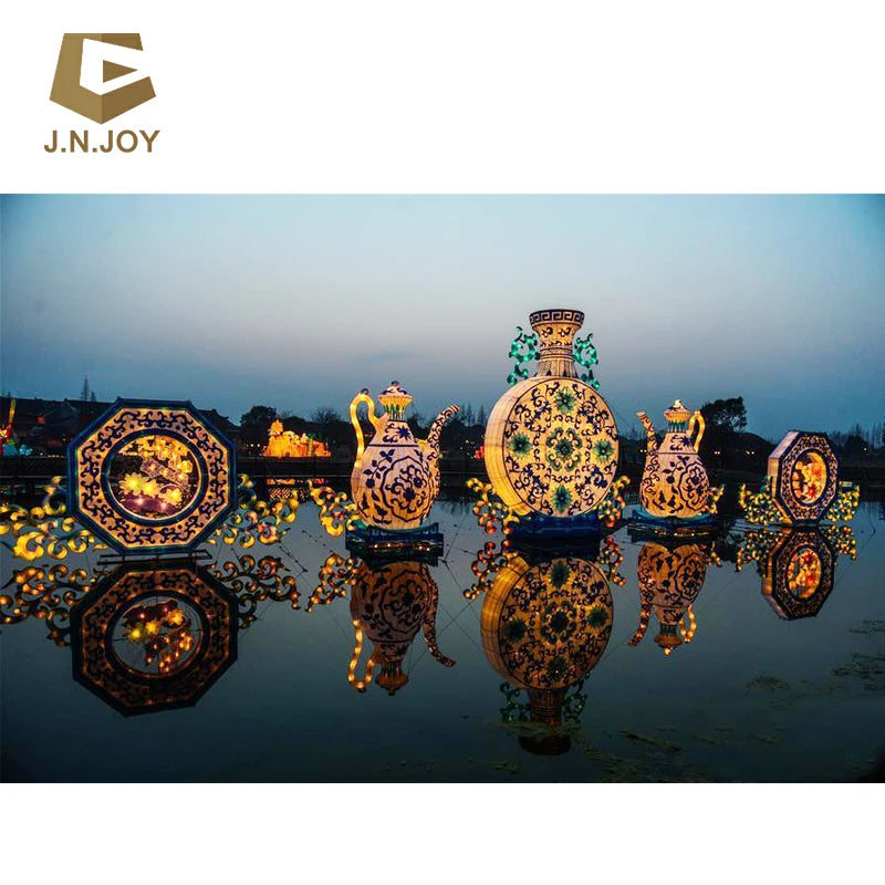 Beautiful Outdoor Waterproof Fabric Chinese Lantern