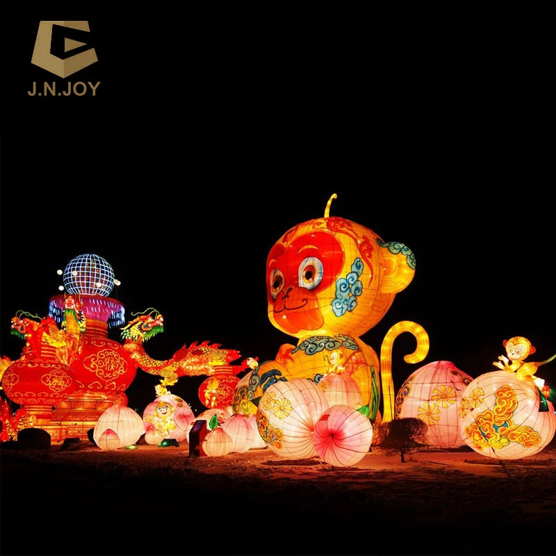 Beautiful Outdoor Waterproof Fabric Chinese Lantern