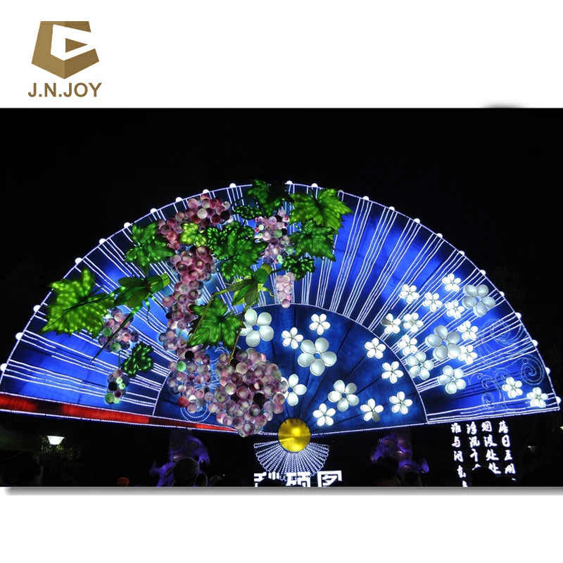 Beautiful Outdoor Waterproof Fabric Chinese Lantern