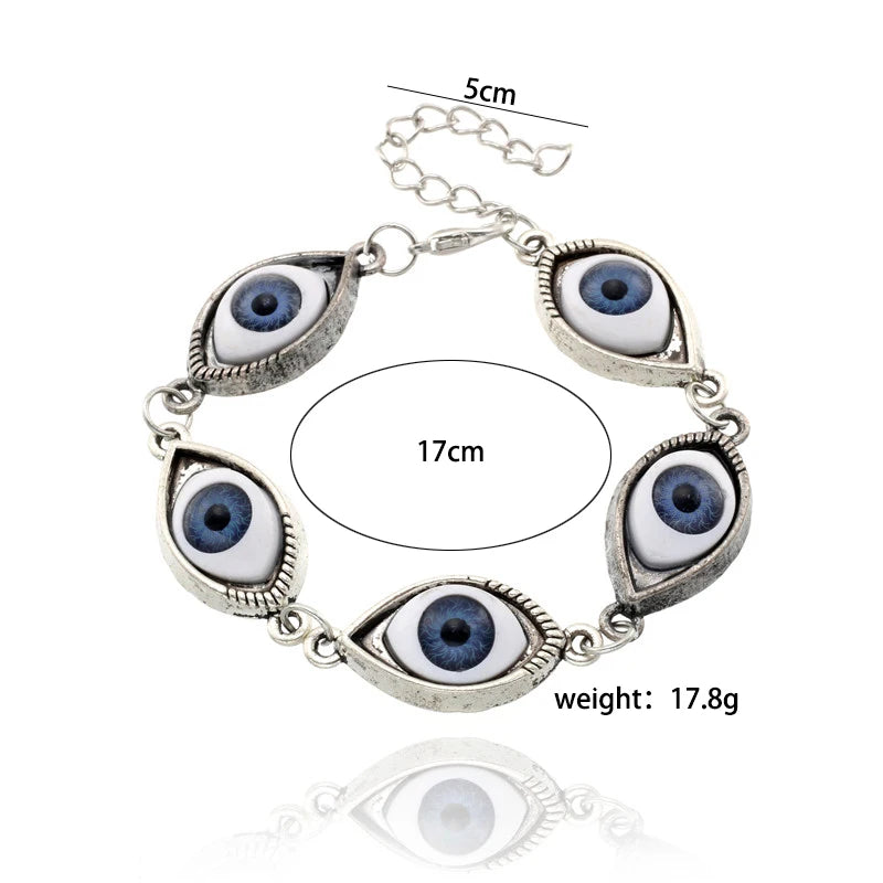 Vintage Gothic Demon Eyes Bracelet Femme Punk Evil Eye Bracelets For Women Metal Jewelry Drop Shipping Pulseras Mujer Moda 2020