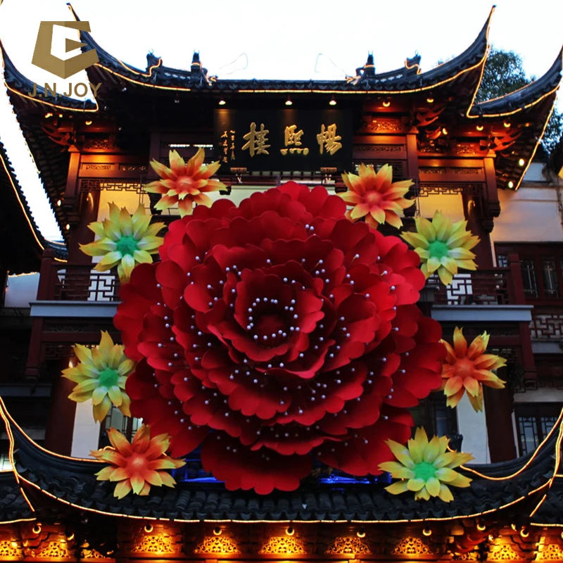 Beautiful Outdoor Waterproof Fabric Chinese Lantern