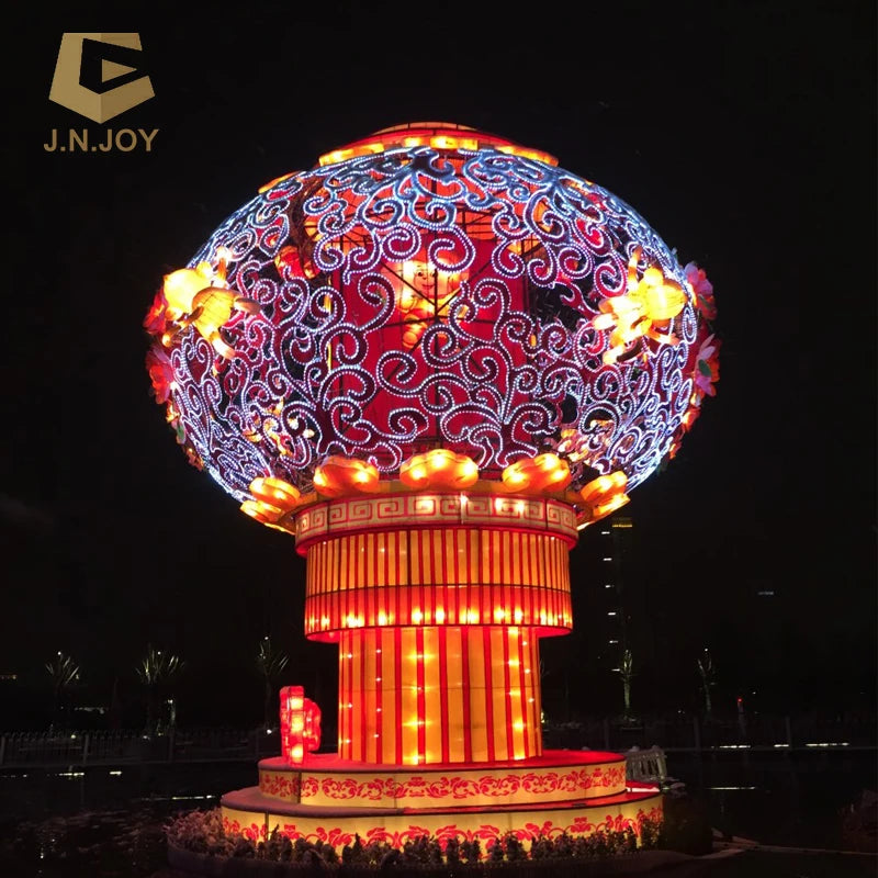 Beautiful Outdoor Waterproof Fabric Chinese Lantern