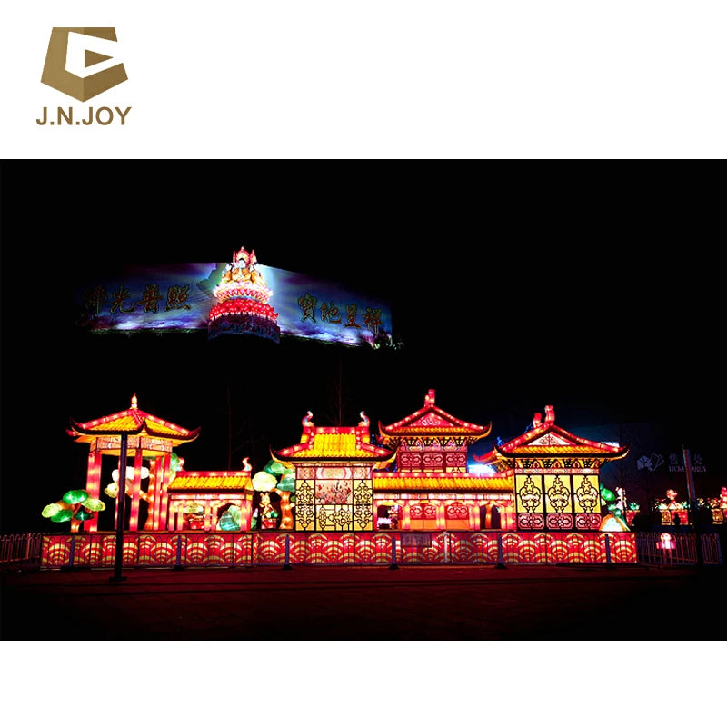 Beautiful Outdoor Waterproof Fabric Chinese Lantern