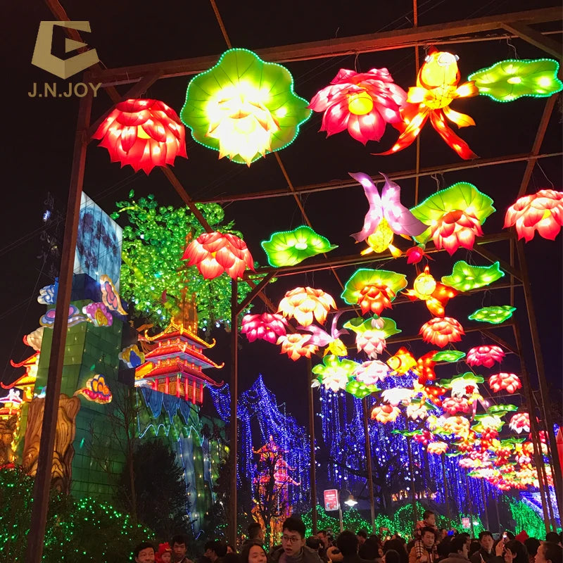 Beautiful Outdoor Waterproof Fabric Chinese Lantern