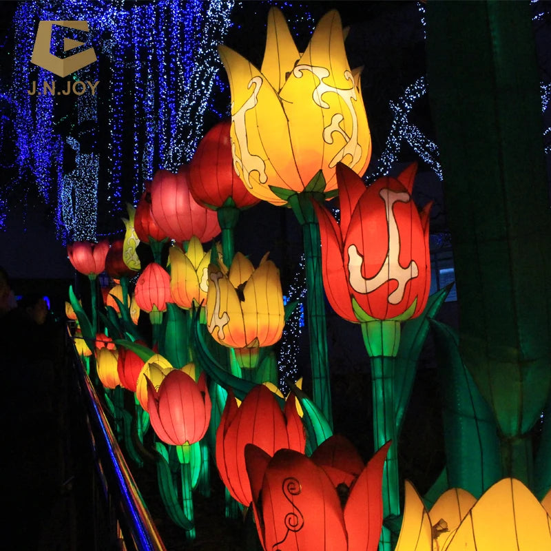 Beautiful Outdoor Waterproof Fabric Chinese Lantern