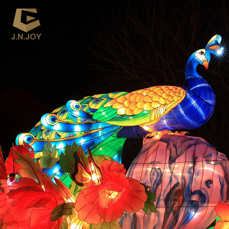 Beautiful Outdoor Waterproof Fabric Chinese Lantern