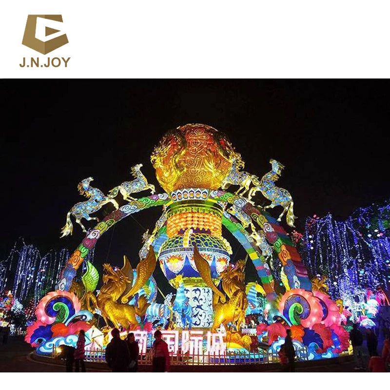 Beautiful Outdoor Waterproof Fabric Chinese Lantern