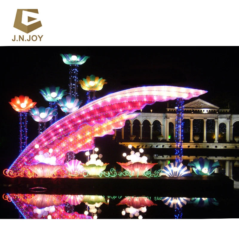 Beautiful Outdoor Waterproof Fabric Chinese Lantern