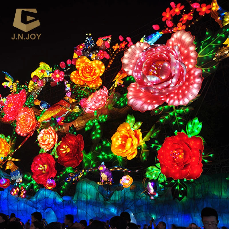 Beautiful Outdoor Waterproof Fabric Chinese Lantern