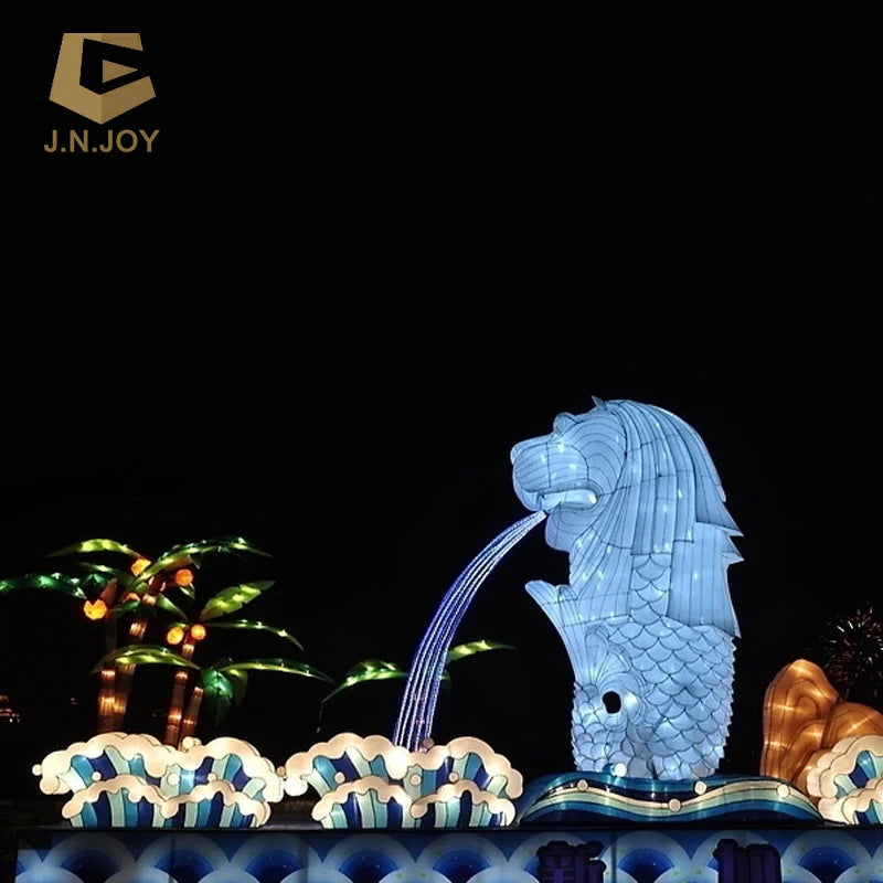 Beautiful Outdoor Waterproof Fabric Chinese Lantern