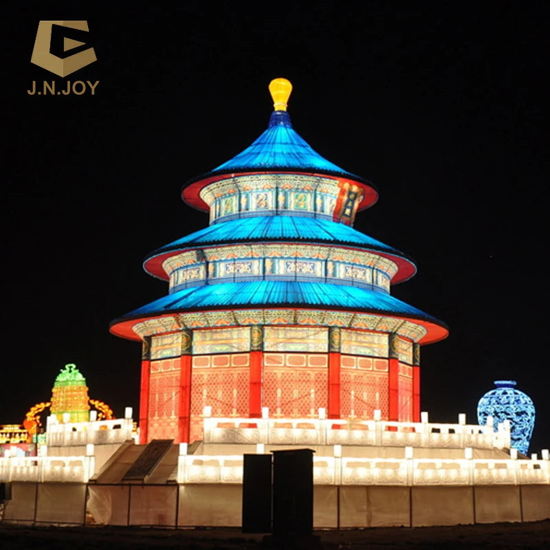 Beautiful Outdoor Waterproof Fabric Chinese Lantern