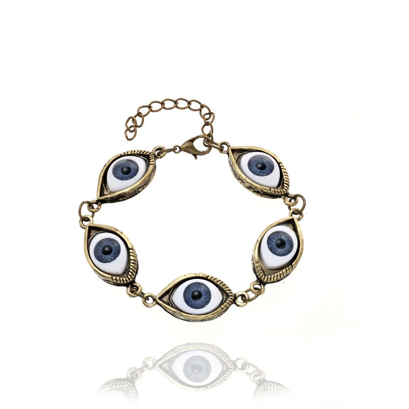 Vintage Gothic Demon Eyes Bracelet Femme Punk Evil Eye Bracelets For Women Metal Jewelry Drop Shipping Pulseras Mujer Moda 2020