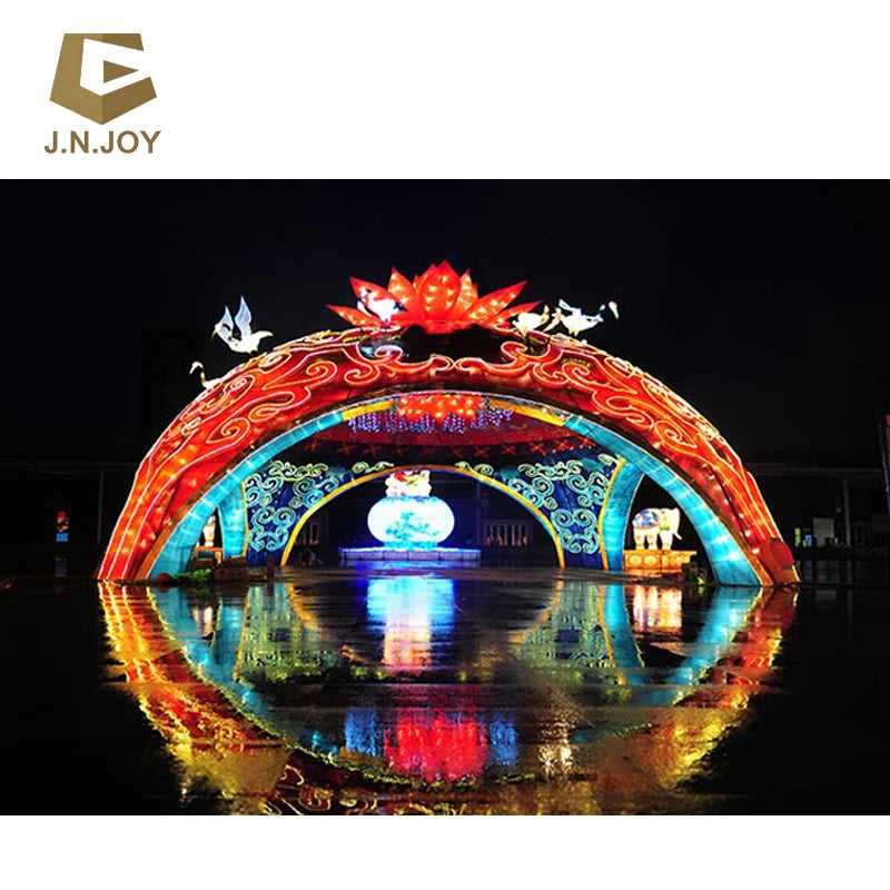 Beautiful Outdoor Waterproof Fabric Chinese Lantern