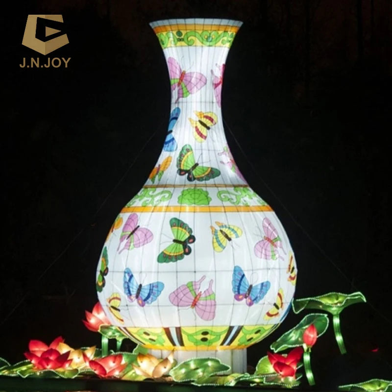 Beautiful Outdoor Waterproof Fabric Chinese Lantern