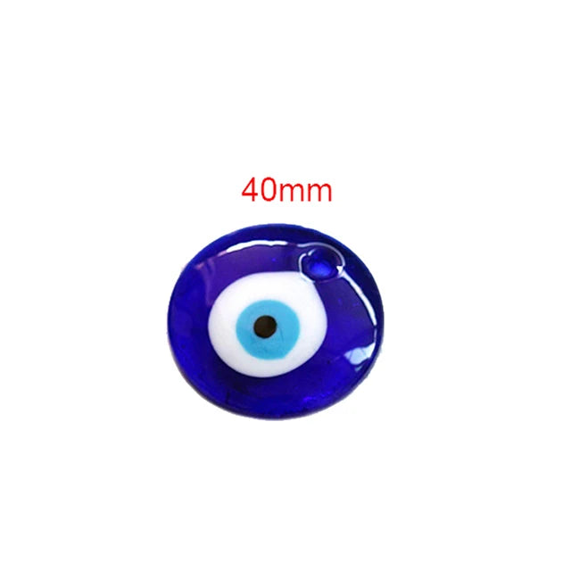 Evil Eye Charms For Jewelry Making Glass Lucky Eye Blue Turkish Pendant For keychain Necklace DIY Jewelry Accessories